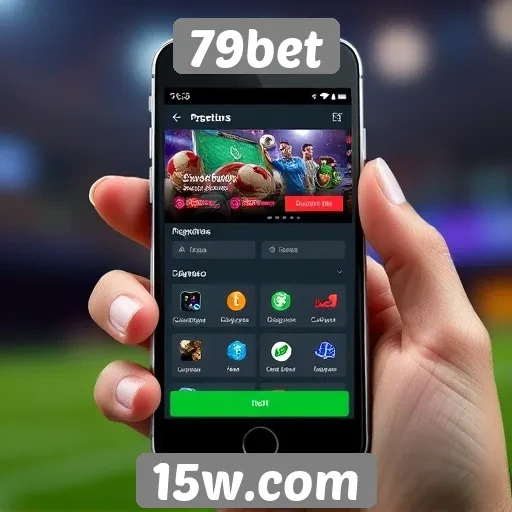 Funcionalidades do aplicativo móvel 79bet